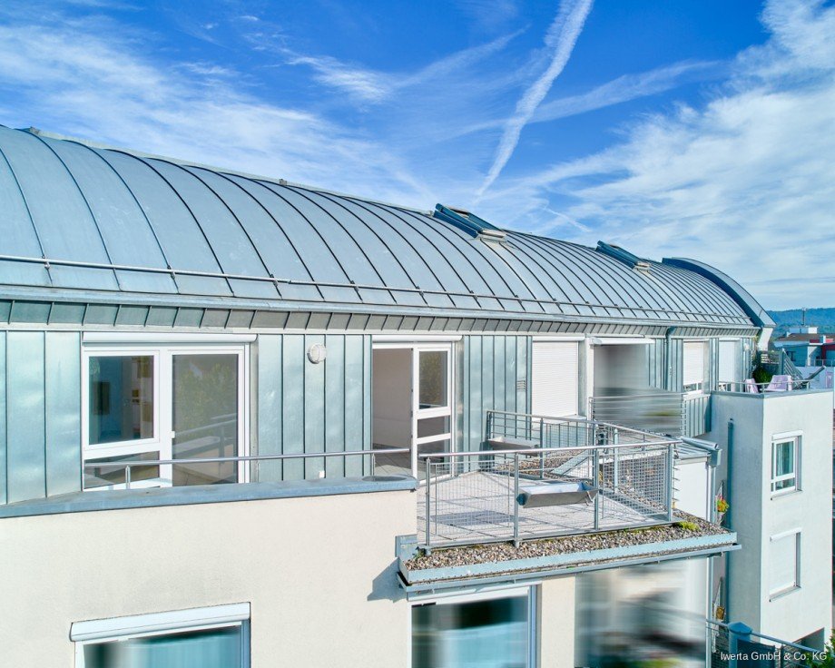 Au�enansicht Dachgeschosswohnung Schorndorf