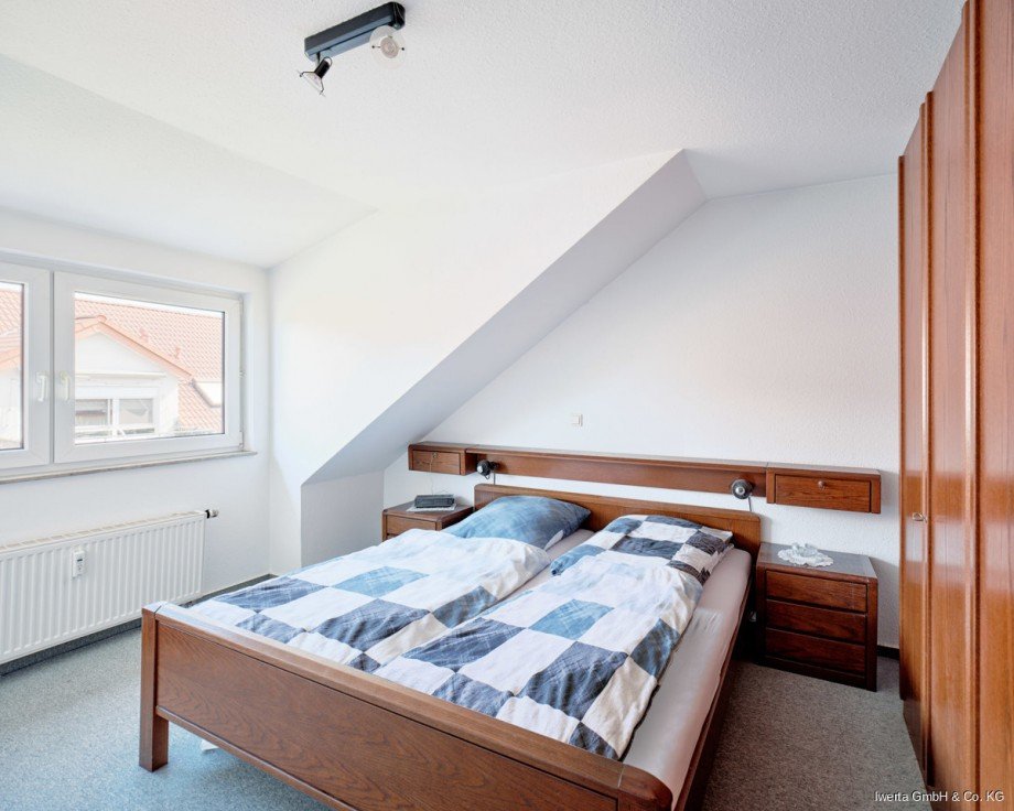 Schlafzimmer Dachgeschosswohnung Schorndorf-Weiler