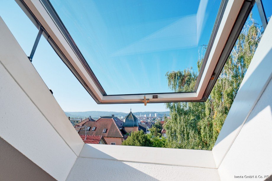 Ausblick Spitzboden Maisonettewohnung Winnenden