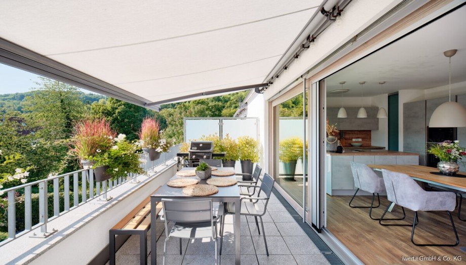 Dachterrasse Penthousewohnung Lorch