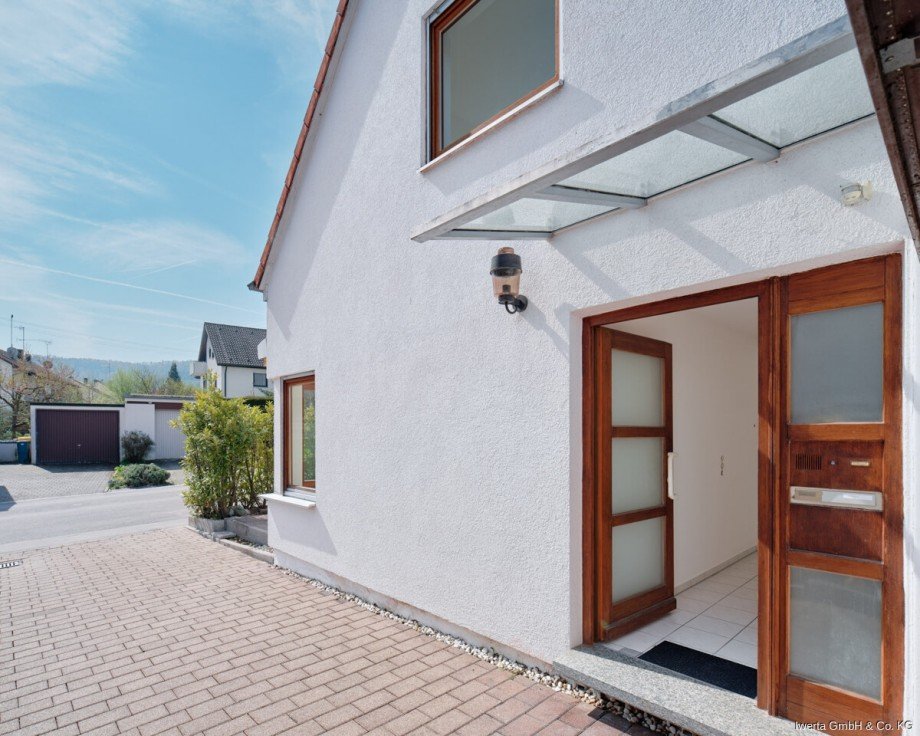 Eingangsbereich Doppelhaush�lfte Schorndorf