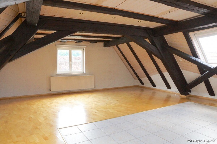 Wohnbereich Dachgeschosswohnung Lorch