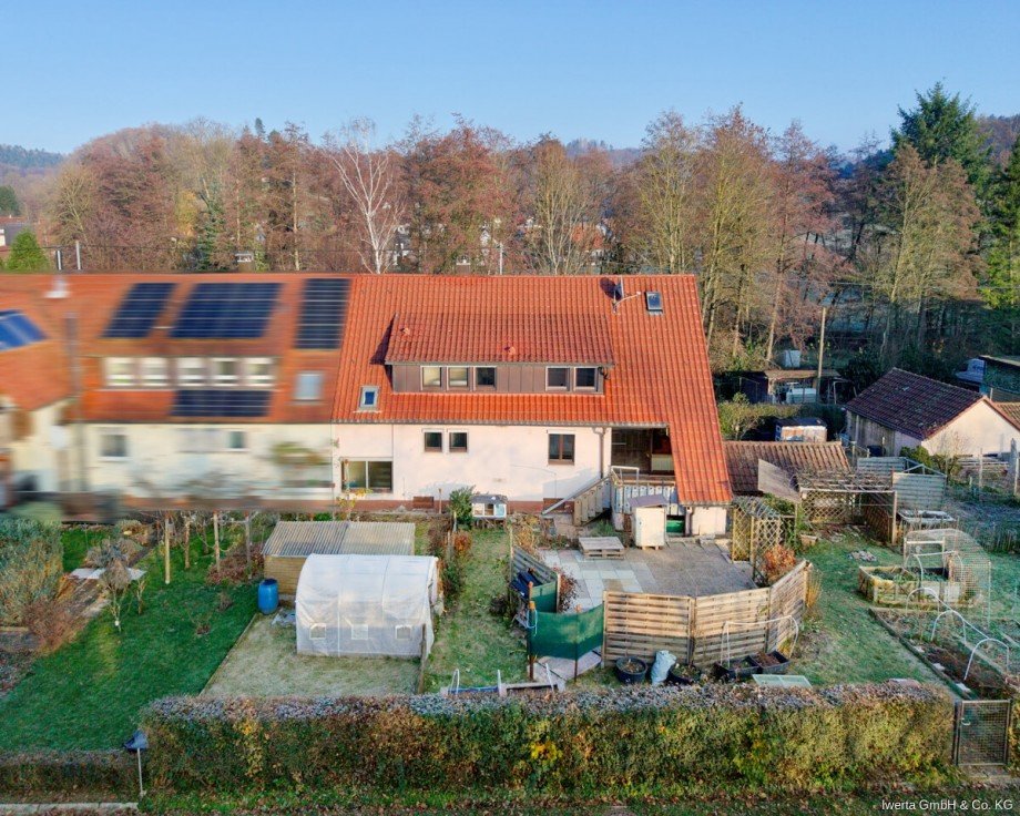 Geb�udeansicht Doppelhaush�lfte Berglen / Rettersburg