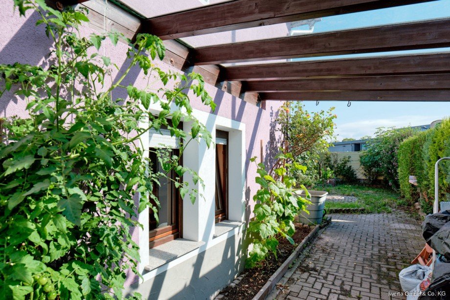 Zugang zum Garten Doppelhaush�lfte Schorndorf