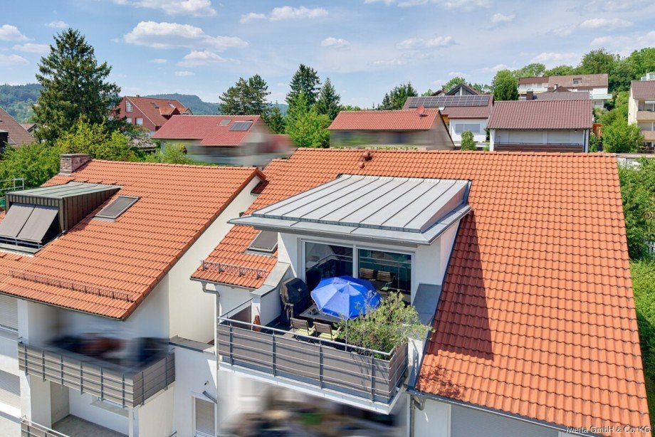 Geb�udeansicht Dachgeschosswohnung Schorndorf