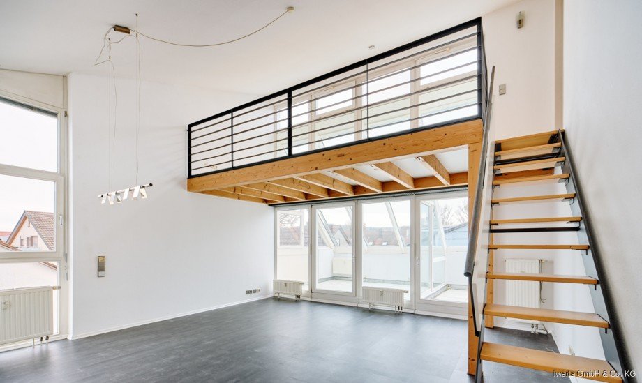 Ess-Wohnbereich Dachgeschosswohnung Winterbach