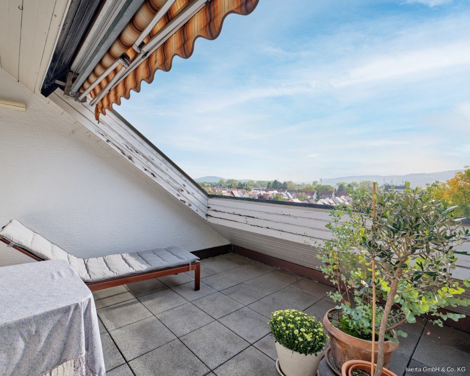 Loggia Dachgeschosswohnung Schorndorf