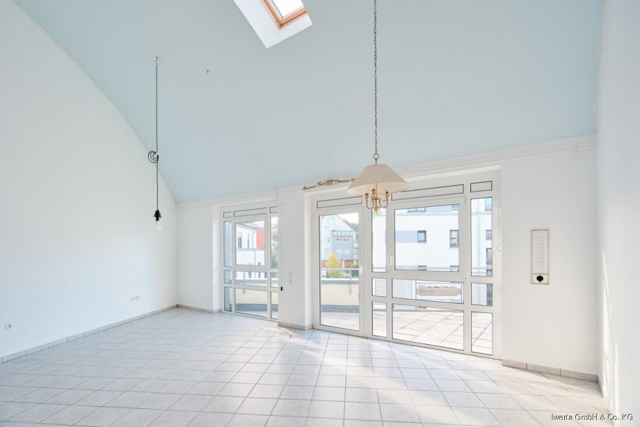 Wohn- und Essbereich Dachgeschosswohnung Schorndorf