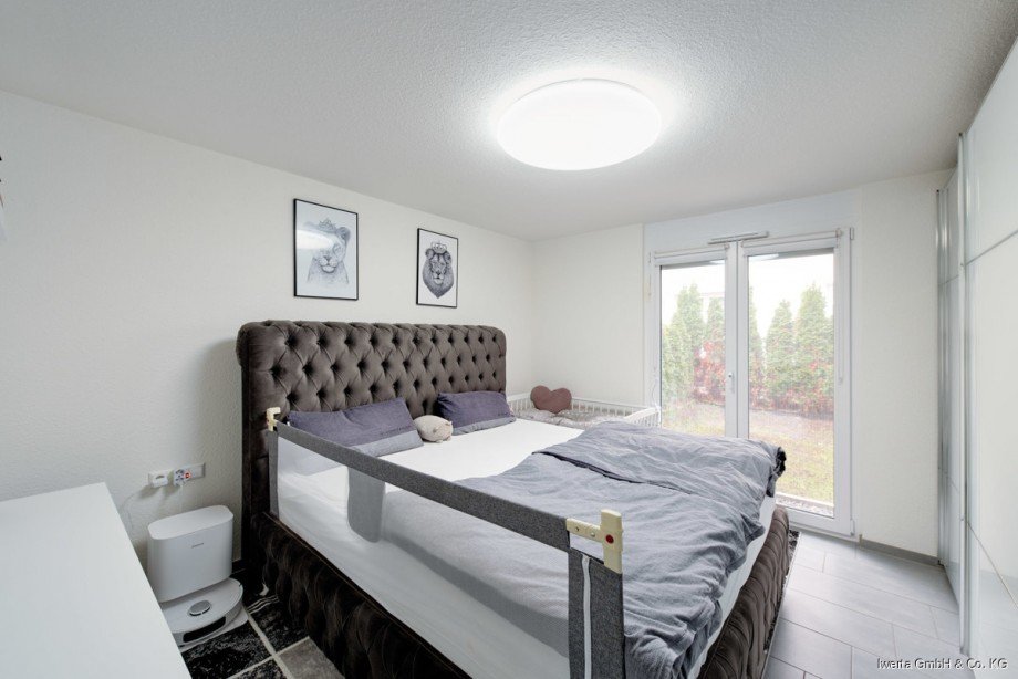 Schlafzimmer Erdgeschosswohnung Weinstadt