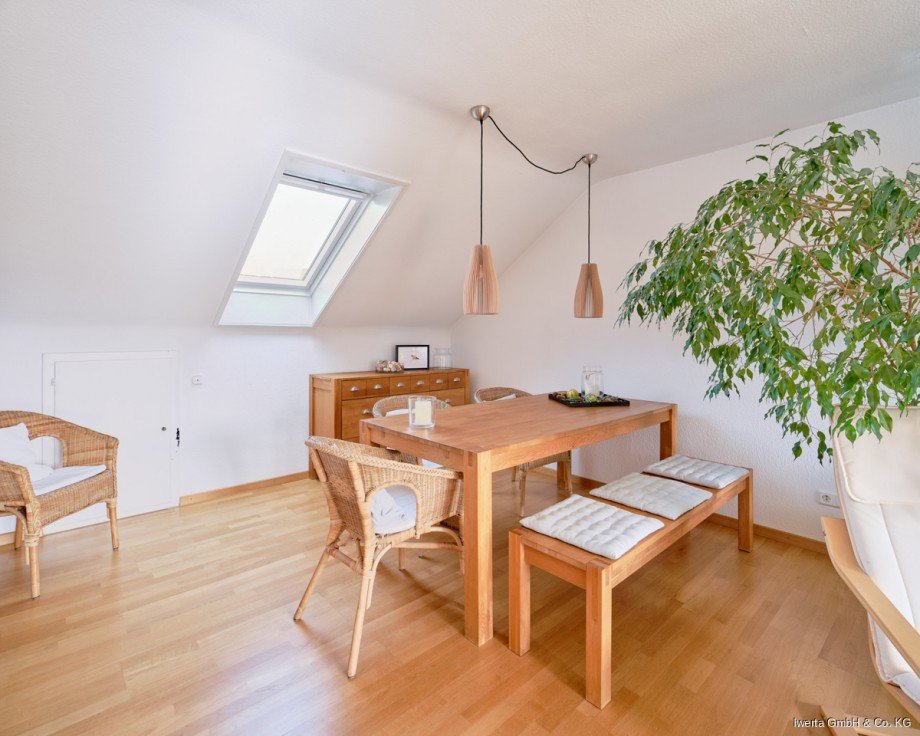 Essbereich Dachgeschosswohnung Schorndorf