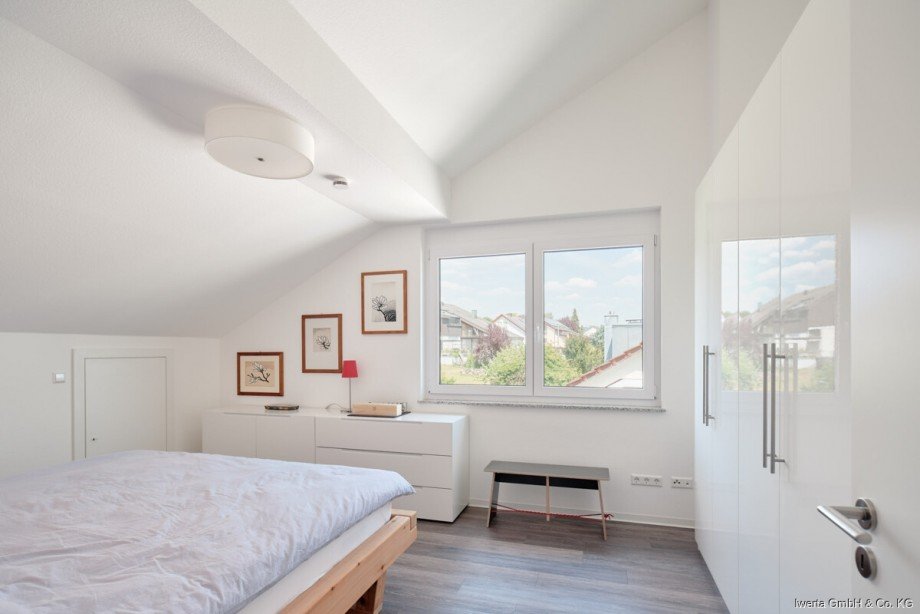 Schlafzimmer Dachgeschosswohnung Schorndorf