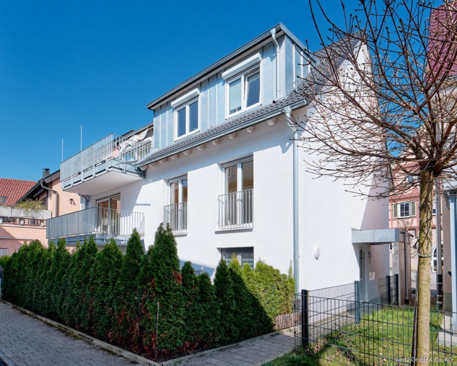 Au�enansicht Erdgeschosswohnung Weinstadt