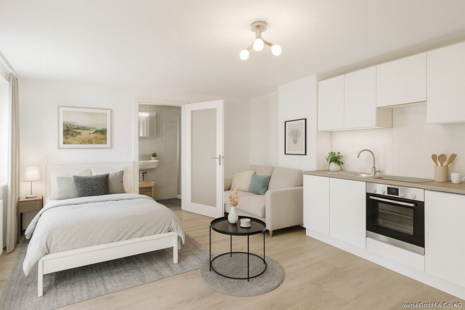 Unverb. Visualisierung: So k�nnte Ihre Wohnbereich im UG aussehen Doppelhaush�lfte Berglen / Rettersburg