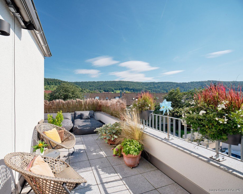 Ausblick Penthousewohnung Lorch