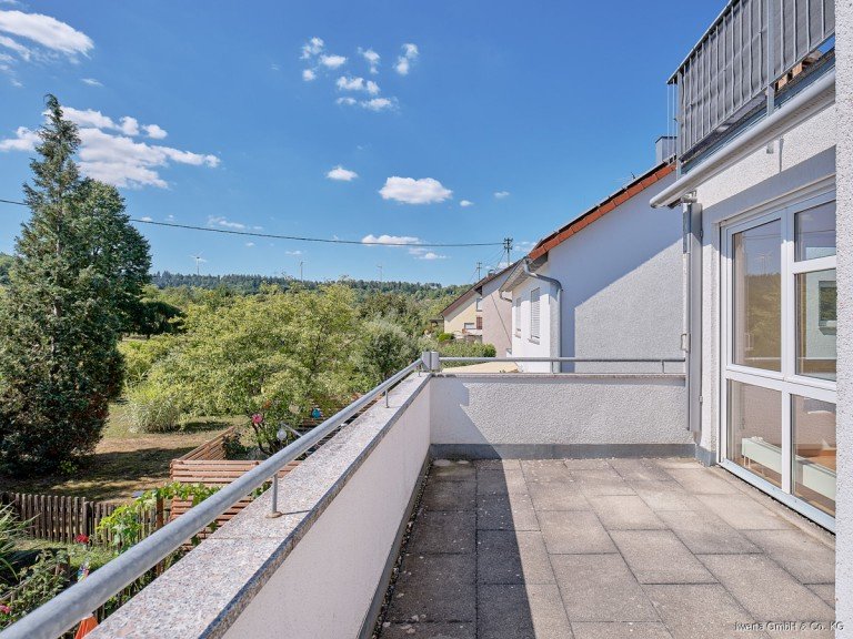 Balkon Schorndorf Etagenwohnung 3 auf einen Streich - Lage, Sonne und Natur