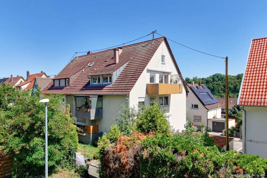 Geb�udeansicht Dachgeschosswohnung Stuttgart / M�hlhausen